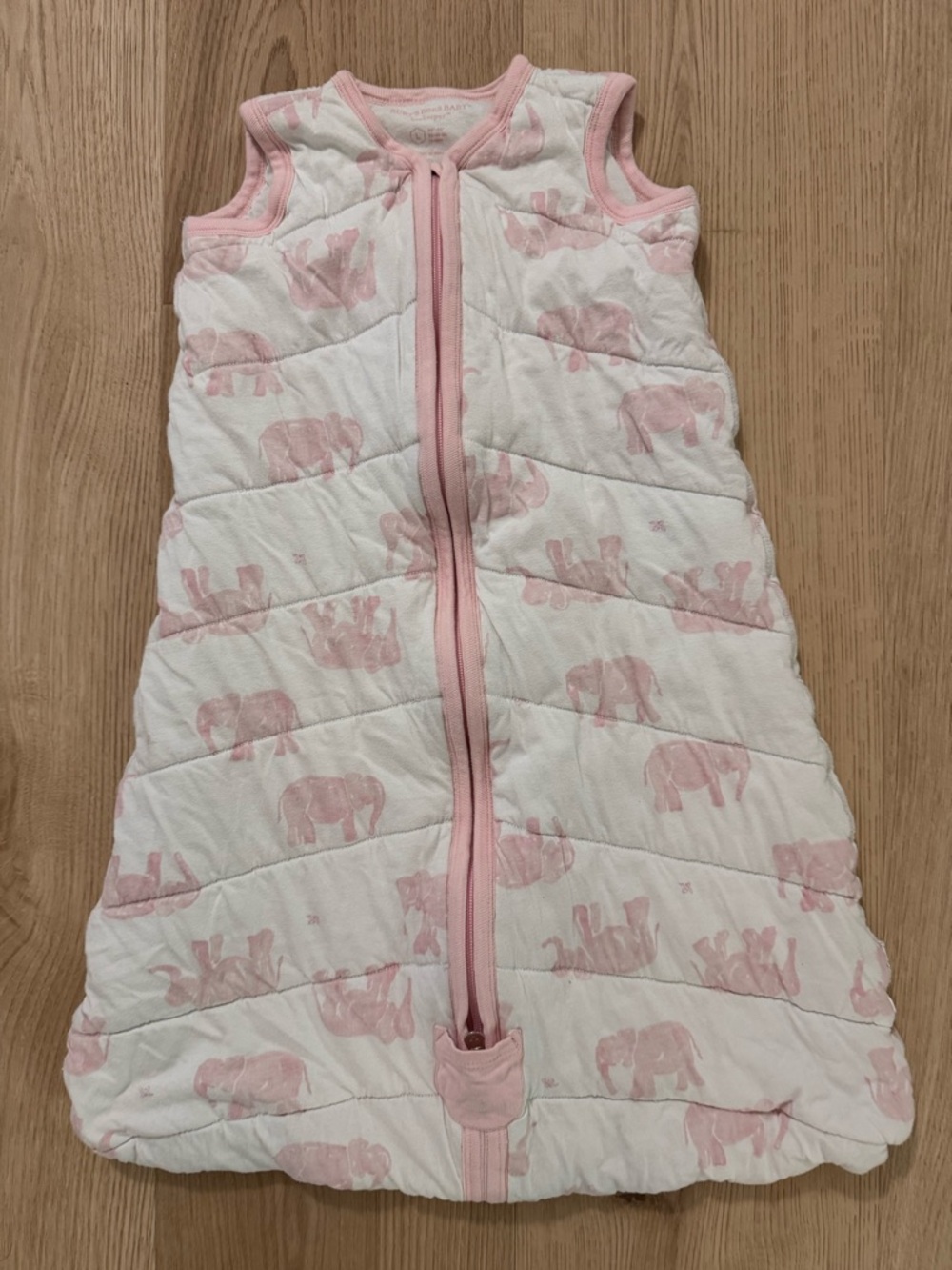 Burt’s bees Baby Girls Pink Elephant Sleep Sack